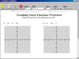 Education World: All about : Pre algebra worksheets print