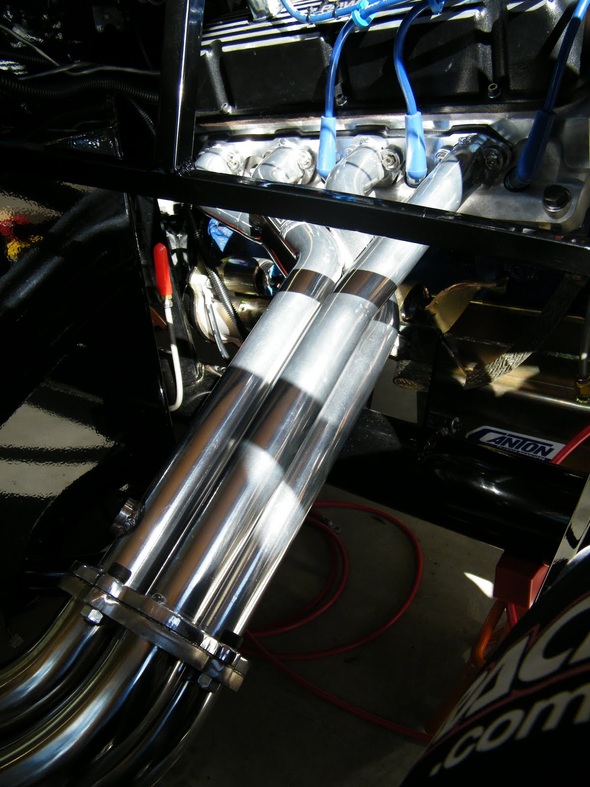 Fraser's FFR Cobra Build Passenger Side Header, Exhaust and O2 Sensor