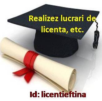 lucrare de licenta