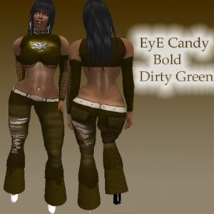 Eye Candy Bold Dirty Green