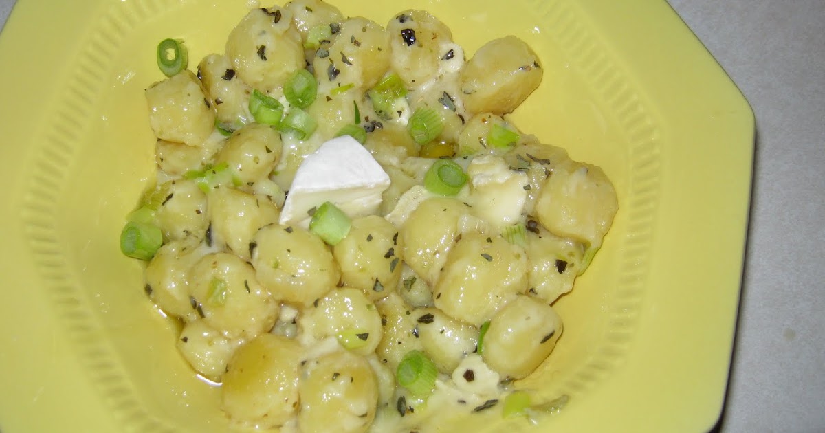 Anne Can Cook Gnocchi with Garlic Herb Butter and Brie