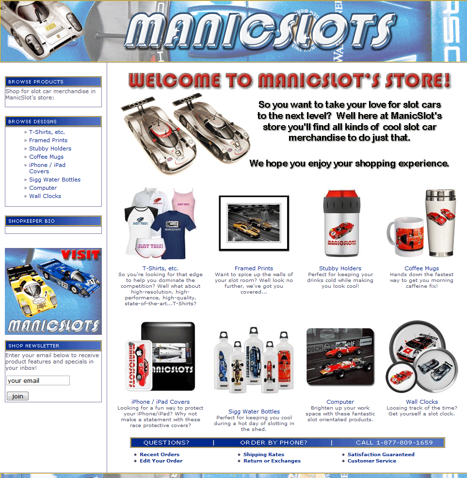 ManicSlot's Online Shop