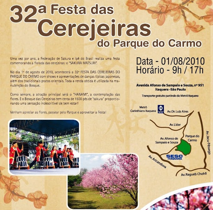 Sakura Matsuri - Festa das Cerejeiras