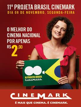 Evento Projeta Brasil Cinema a R$ 2,00