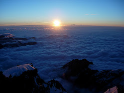 Atardecer desde el  Refugio Margarita