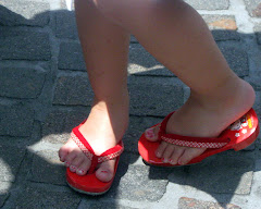 Little Red Geta Wood Sandals