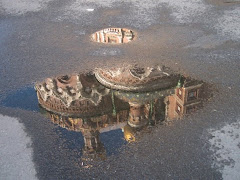 Bjorg's Reflection of castle in puddle