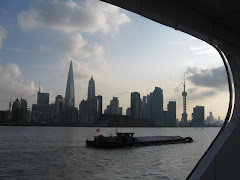 Shanghai Pudong Skyline from Ferry