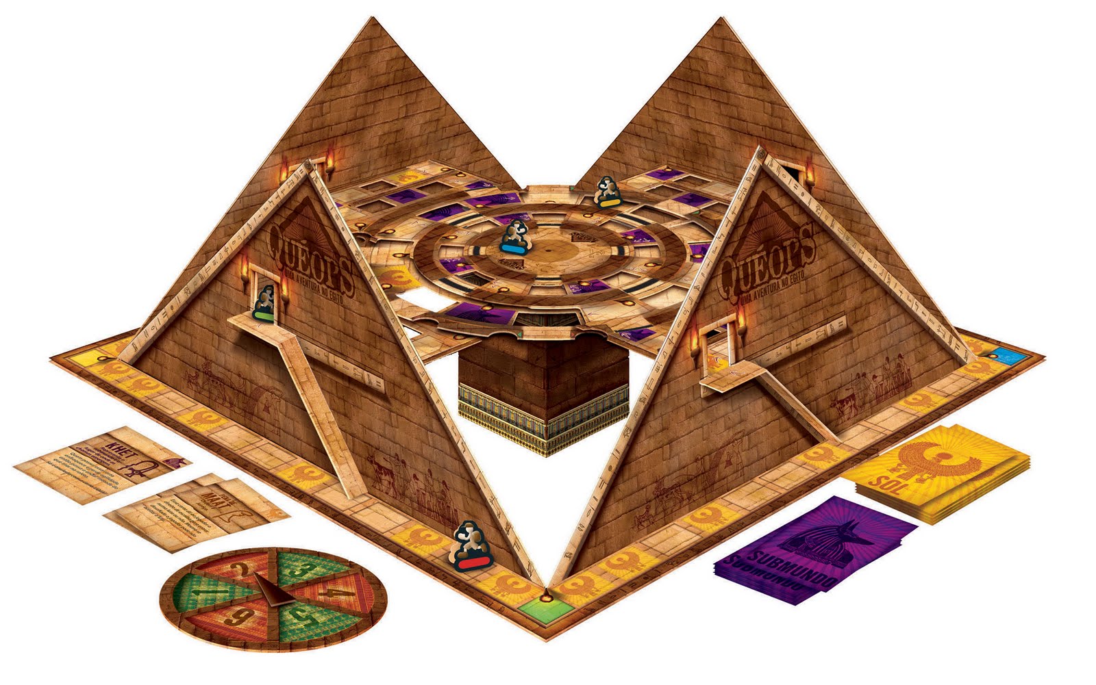 Escapar jogo puzzle pirâmide egípcia prop vida real aventura quarto girar  senha no mesmo lado desbloquear código de dígitos efeito de luz