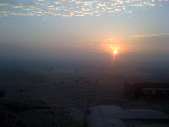 sunrise over Giza 11.11.11