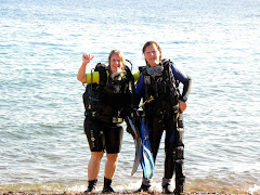 First Scuba Dive (me & Lada in Dahab)