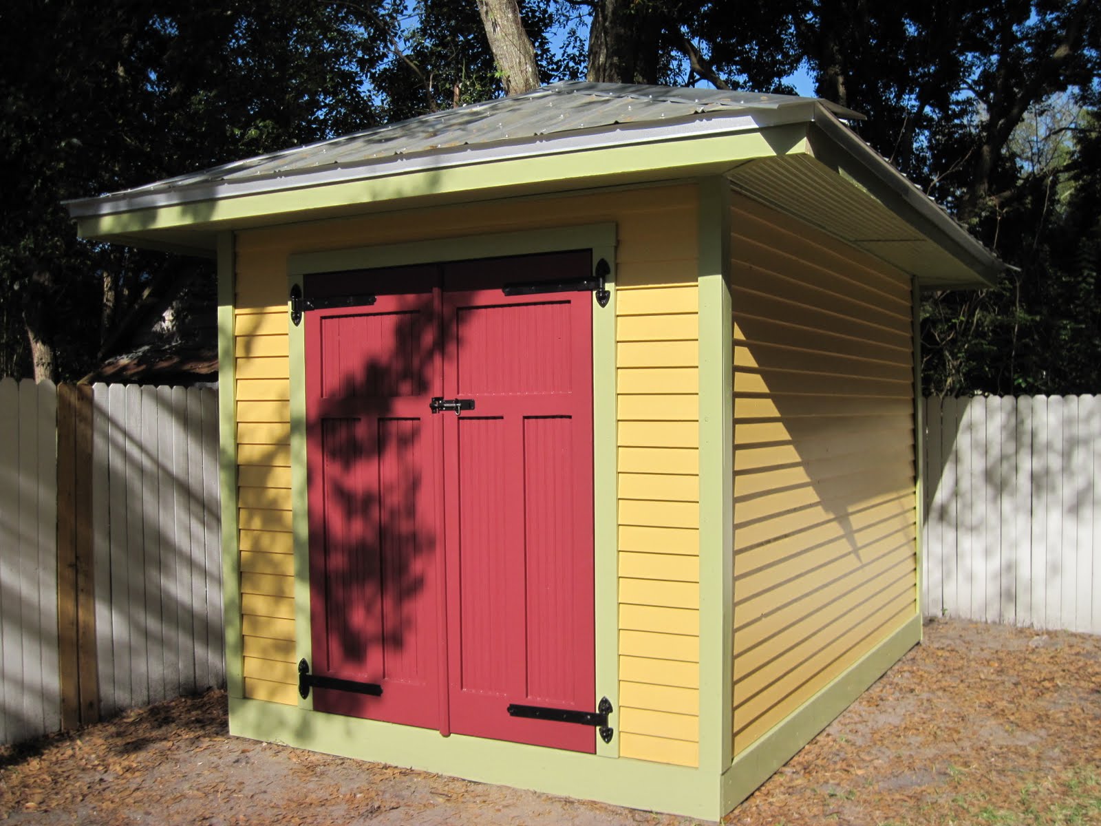 Custom Hipped Shed for an American Foursquare | Historic Shed