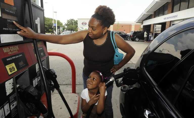 gas pump girls