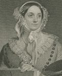 Eliza Leslie black and white engraving