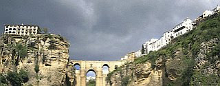 a color photograph of a scenic old town in Andalucia, Spain