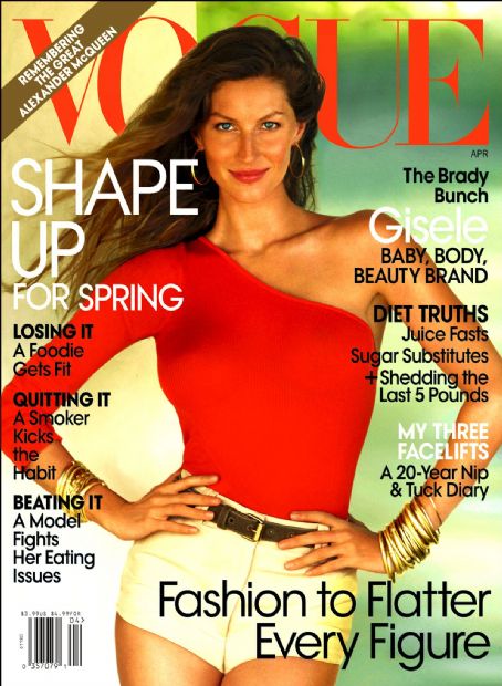 o retorno da supermodelo na capa da vogue america de abril