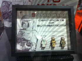 LEGO Star Wars White Gold Silver Boba Fetts San Diego Comic Con