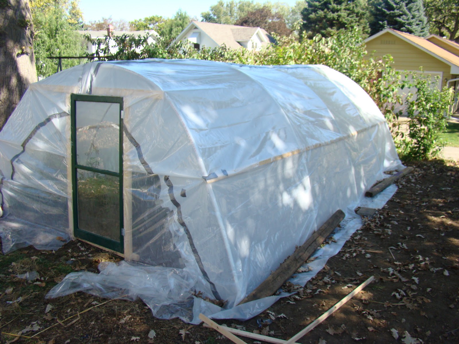 Wishful Acres Farm Blog Building A Backyard Greenhouse For 110