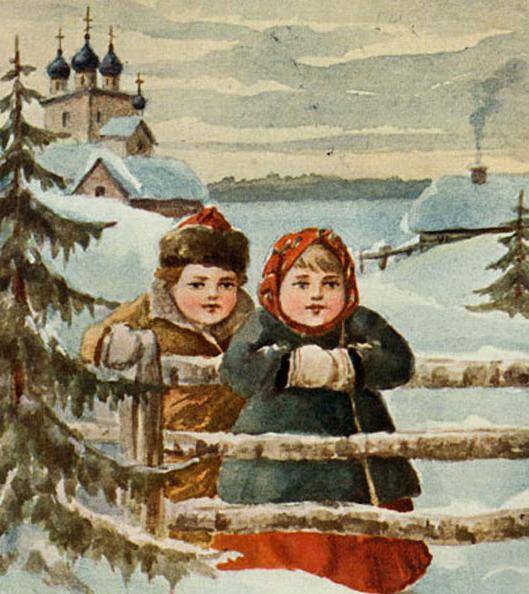 Christmas ukrainian cards открытки рождеством рождество старинные рождественские картинки открытка русские рождественская card христовым russian новогодние russia год новый на Amusing Muse's Musings: Vintage Ukrainian Christmas cards