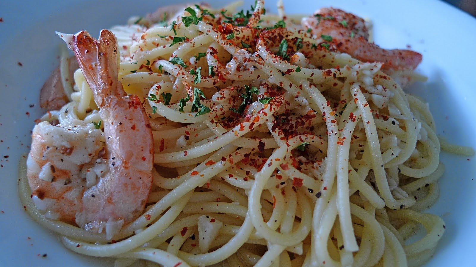 Prawn Aglio Olio