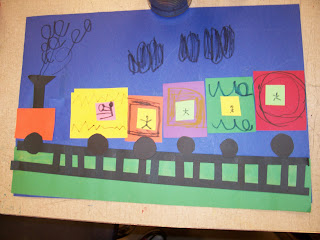 Mrs. Weber's Art Class: Kindergarten Shape trains