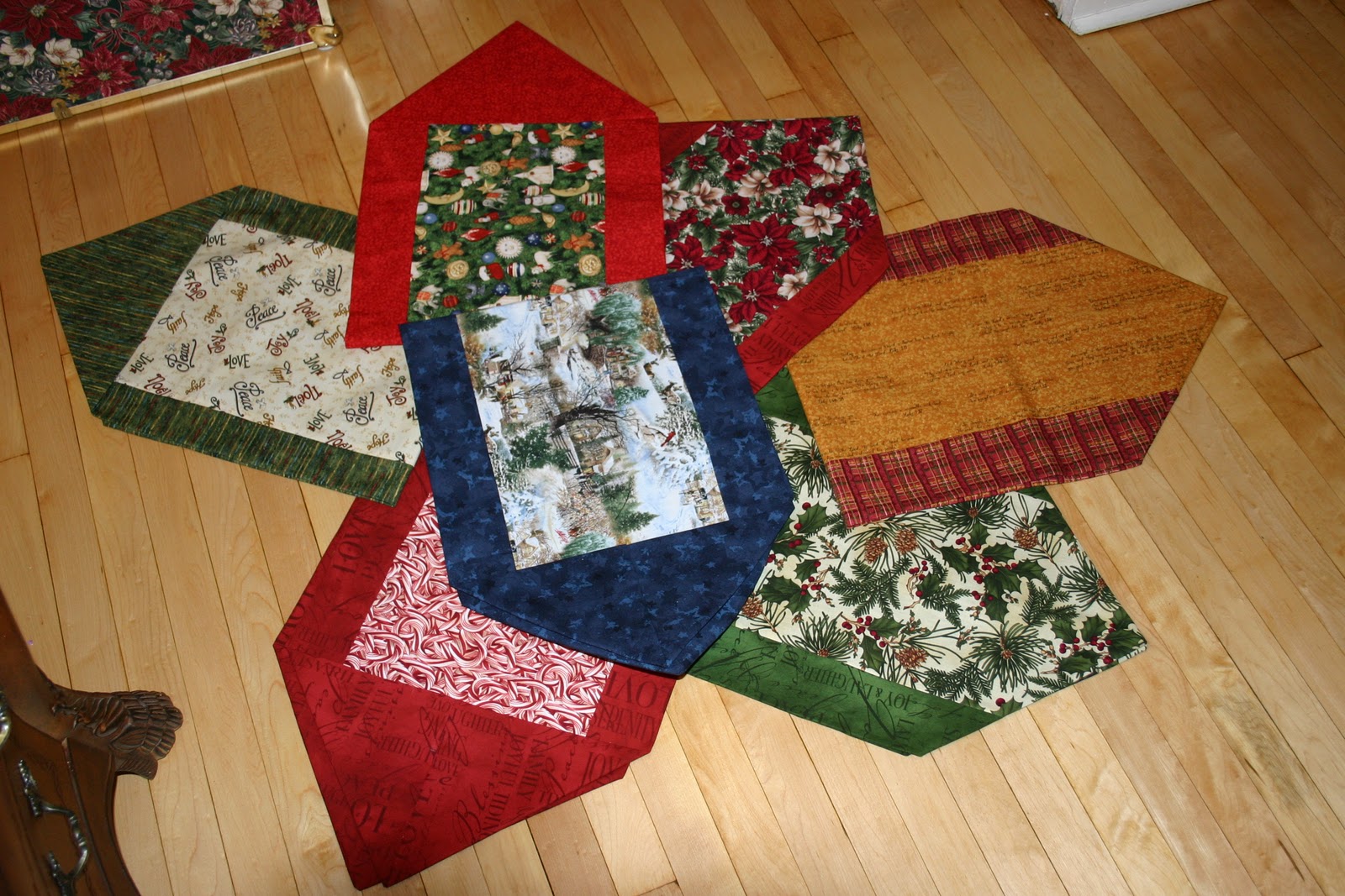 ten minute table runner rubanko