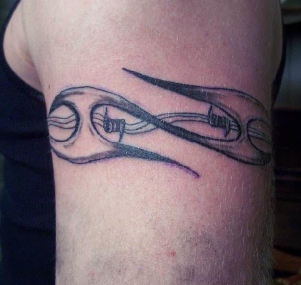 Barbed Wire Tattoos For Men