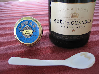 Beluga Caviar and Mother of Pearl Spoon