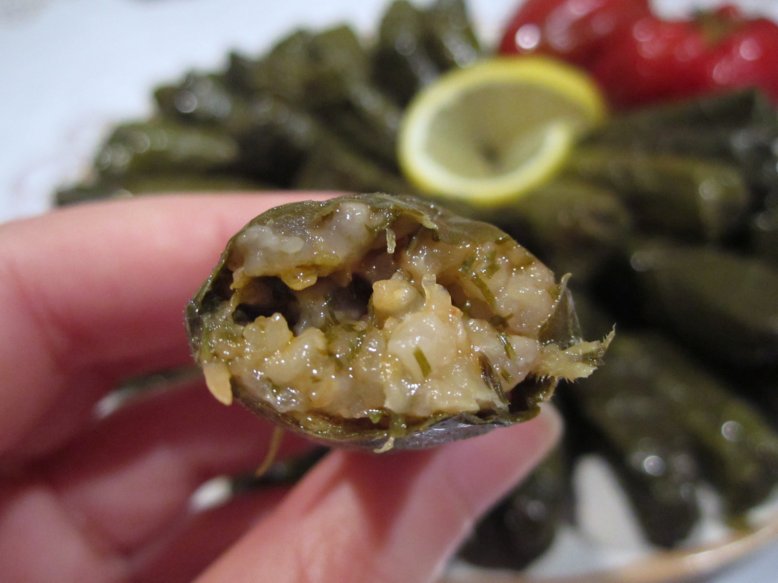 Mission Food Yalanchi (Vegetarian Stuffed Grape Leaves)