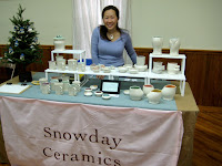 Snowday Ceramics Booth at From Scratch Market