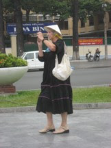 Skillfully disguised tourist