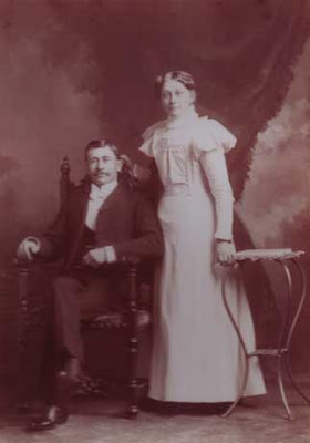Couple with Table and Chair