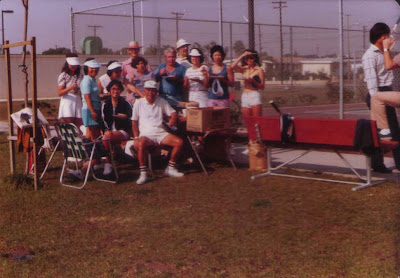 Louis with His Tennis Pals - 1977