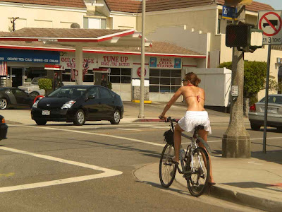 Santa Monica Bike Girl 5