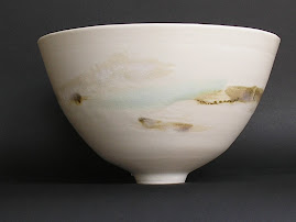 Thrown porcelain bowl