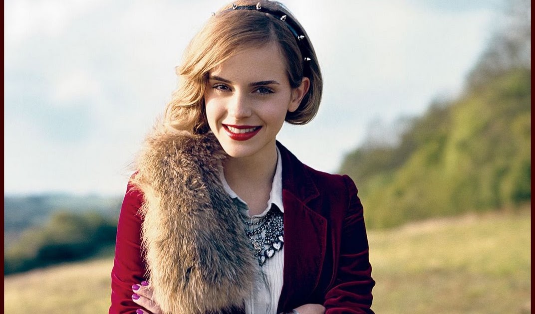 Hollywood Mag Emma Watson Unknown Outdoor Professional Photo Session