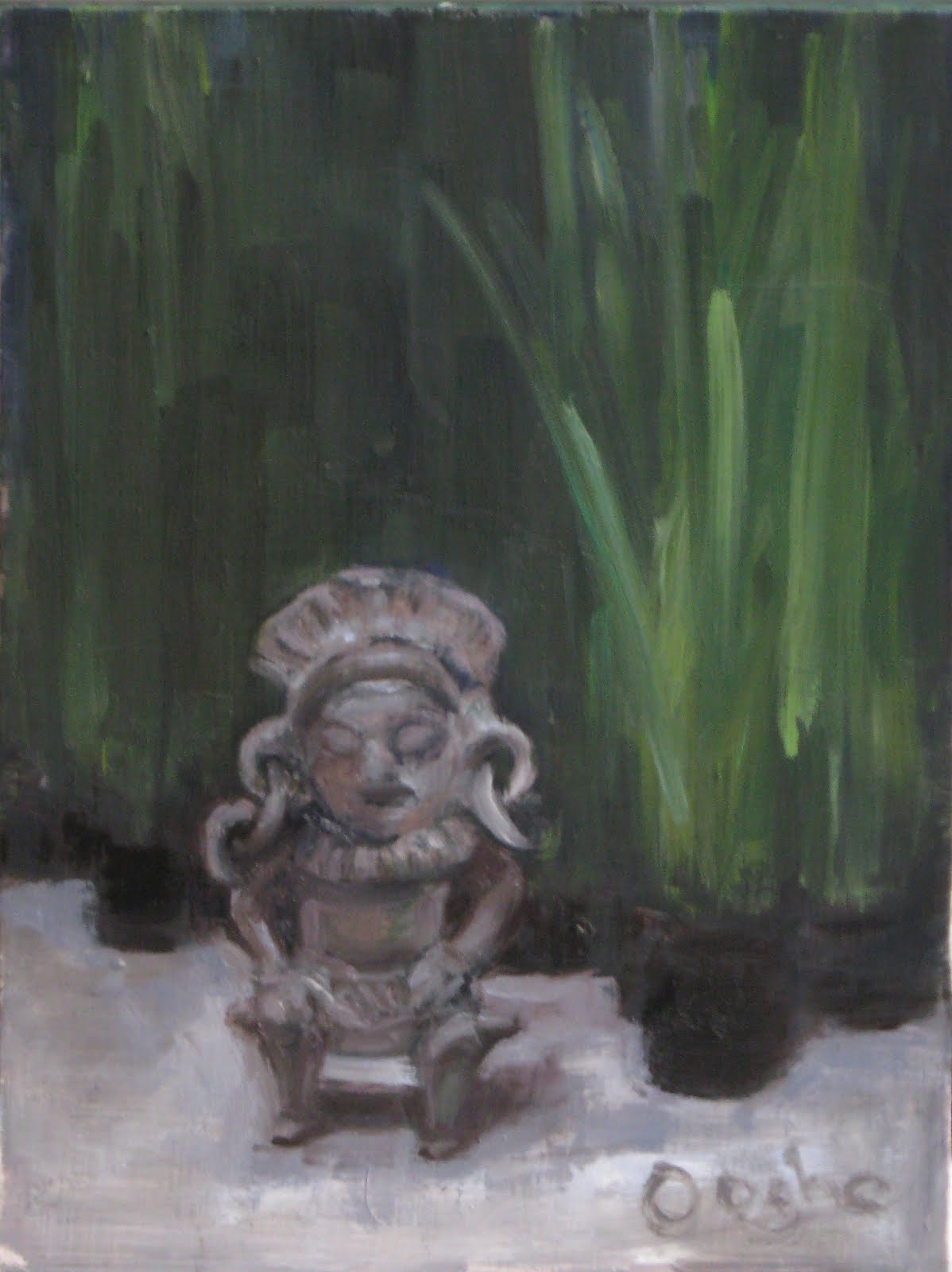 Mayan Clay Figures