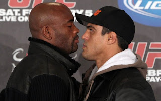 Foto Vitor Belfort e Anderson Silva