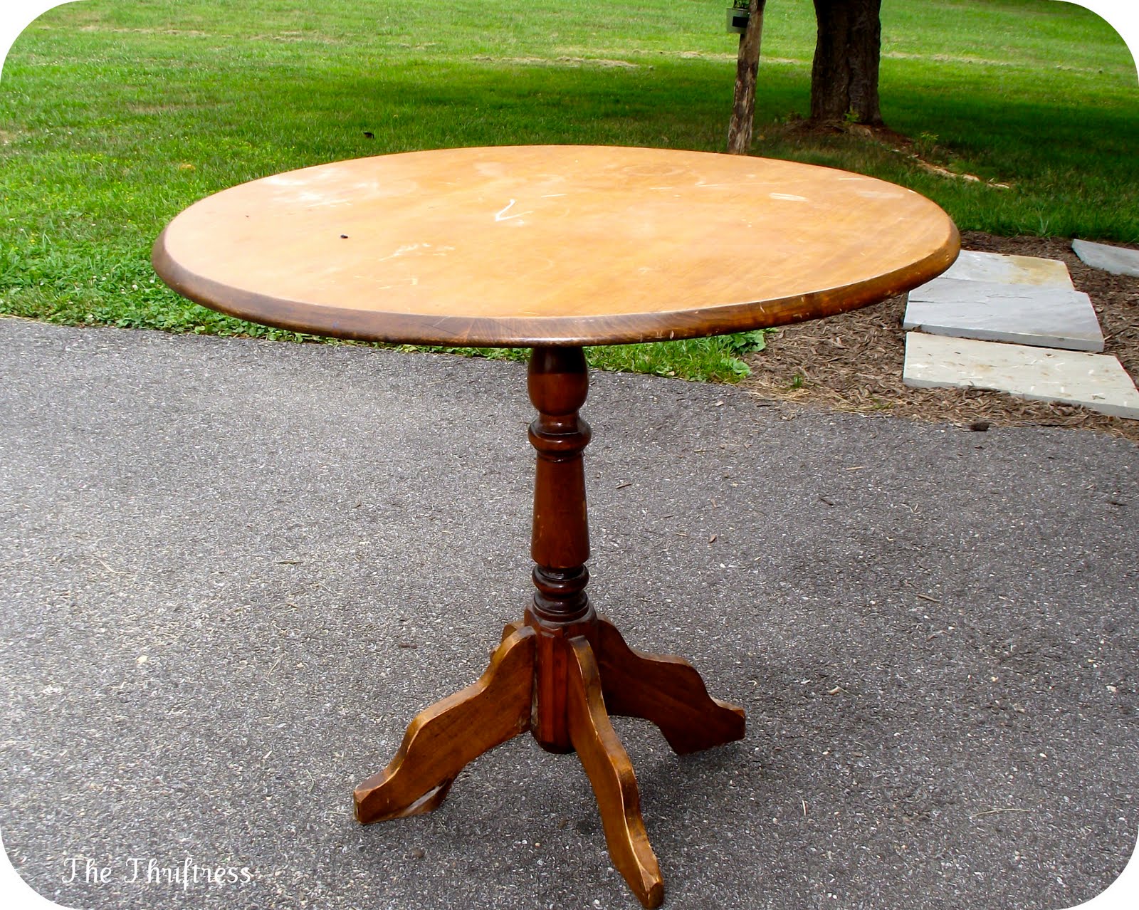 Tall Pedestal Table