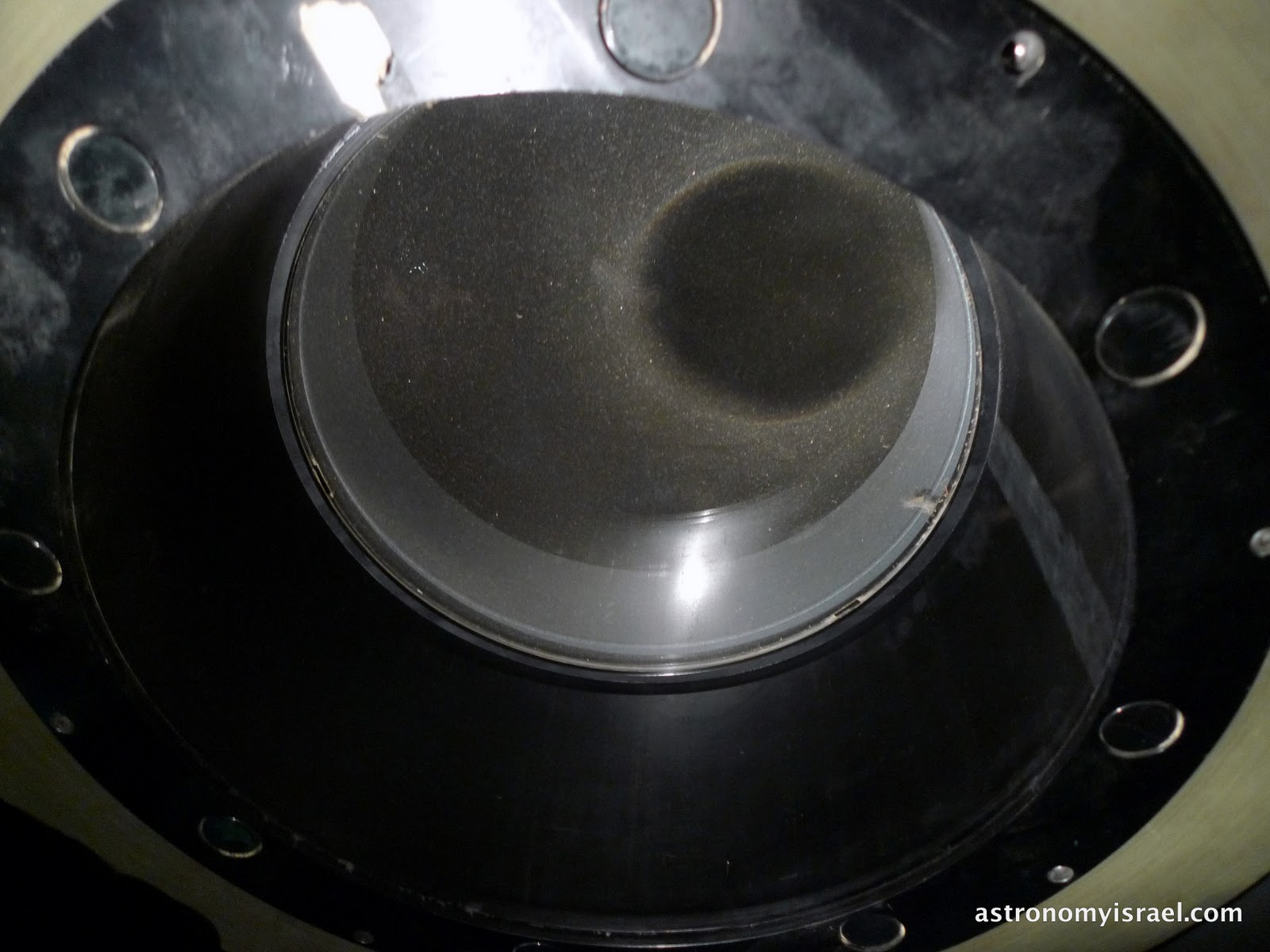 Astronomy Israel Cleaning the 40 Inch Mirror of the Wise Observatory