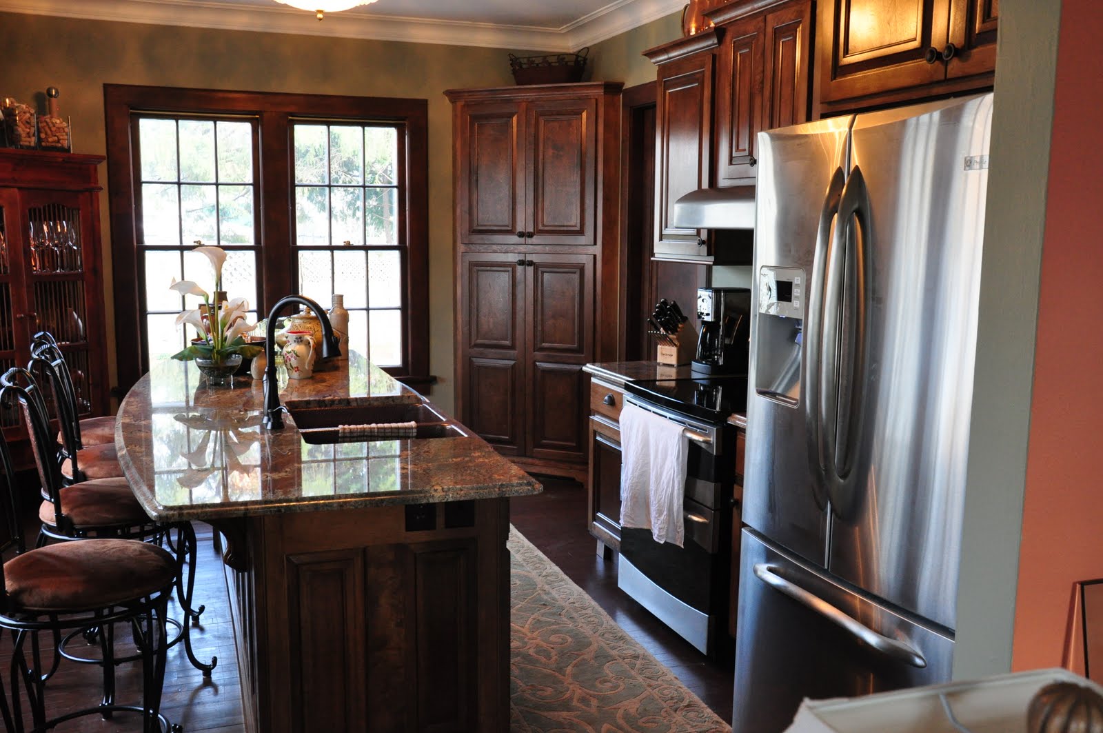 Kitchen cabinet rollouts Kitchen Wet Bar Photos
