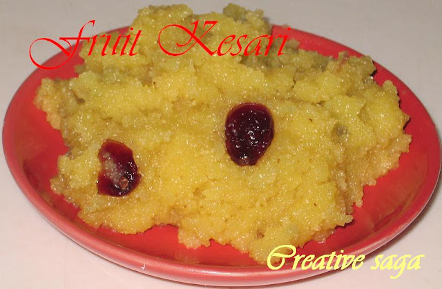 fruit rava kesari fruit rava kesari