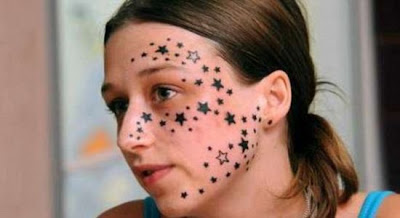 Stars Tattoo  a Woman