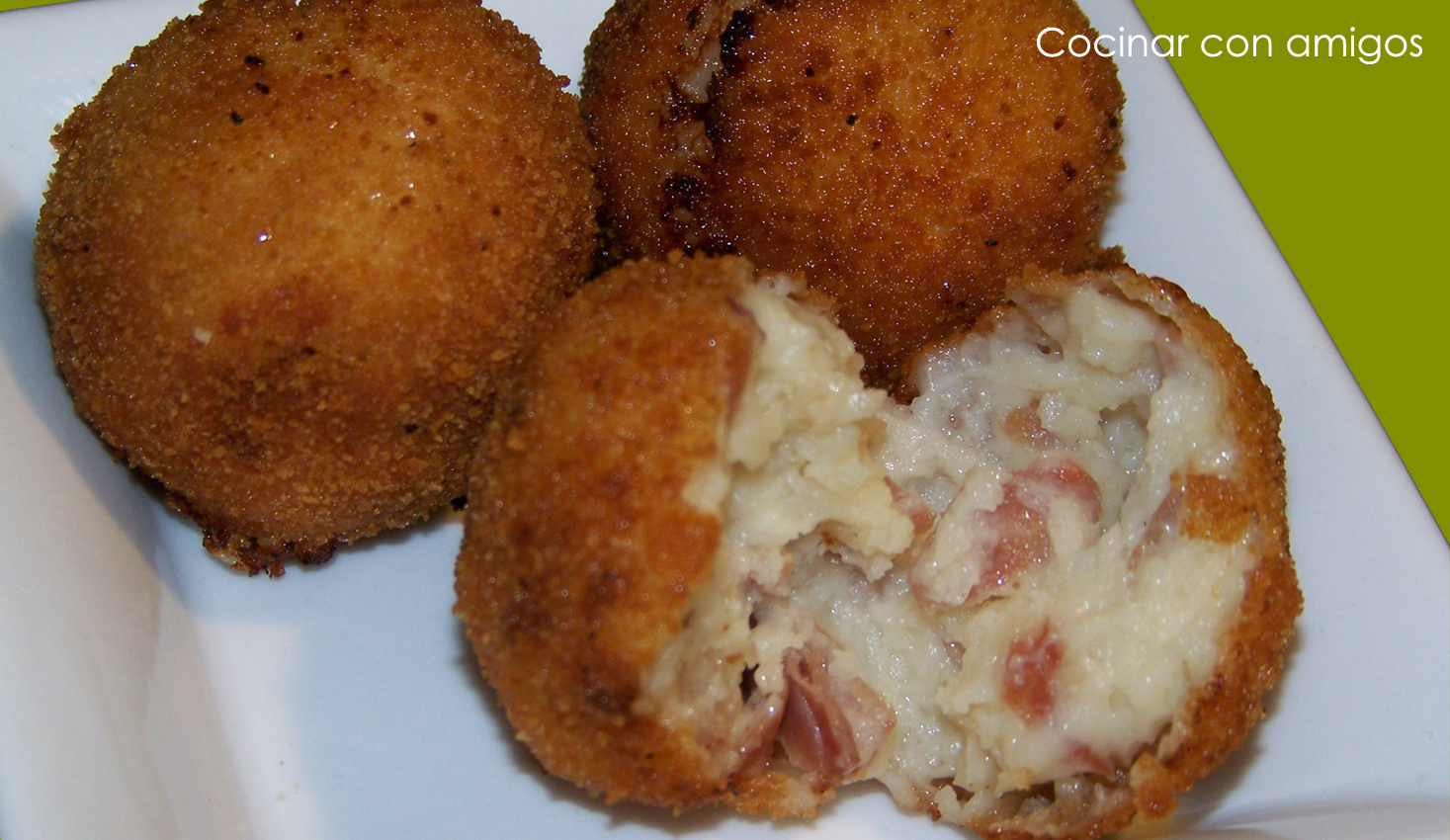 Croquetas de Jamón Cocinar con amigos