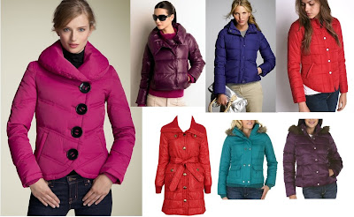 Winter Coats in Bright Colors