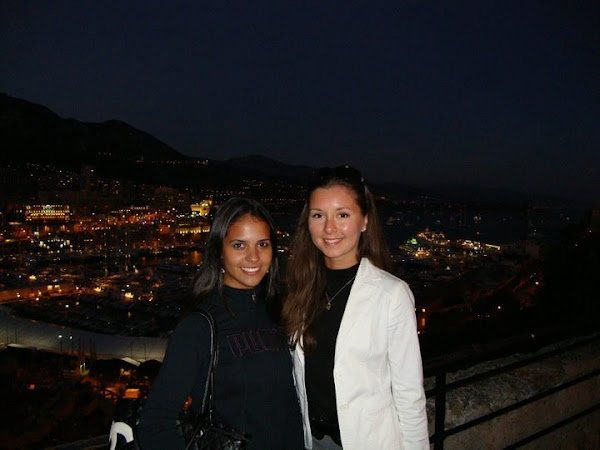 Monaco kikötője felett