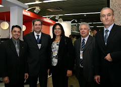 Lembrança da Bradesco Seguros Auto-RE com Presidente Ricardo Saad e o Superintendente do RS Alberto