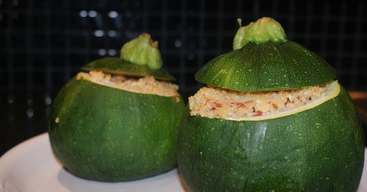 Little Bit of Everything Stuffed Eight or Cue Ball Zucchini