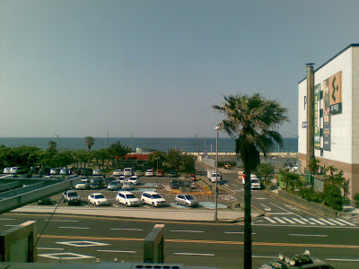 view from Jeju Oriental Hotel