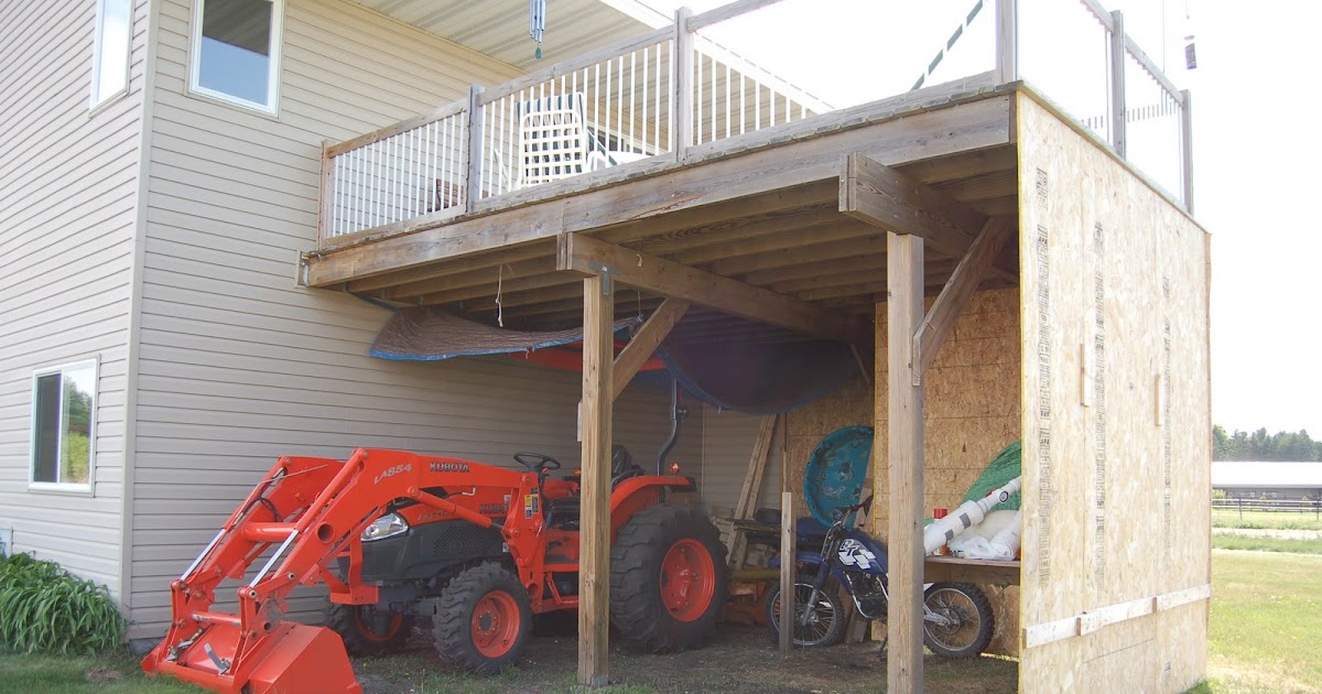 Home on the Range Our Garage Under the Deck